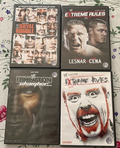 Lot dvd wwe catch - lot,