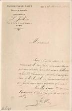 CPA 69 LYON BUTCHER SIGN HOME SERVICE REFRIGERATED PRIVATE BUTCHERI