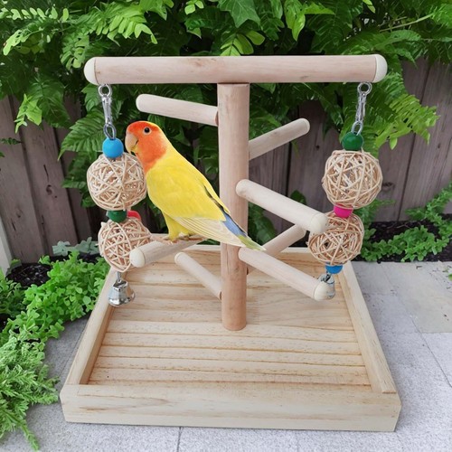 Cage oiseaux bois - à, en