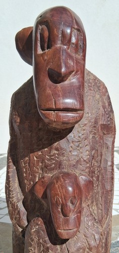 Sculpture bois africaine - sculpture,