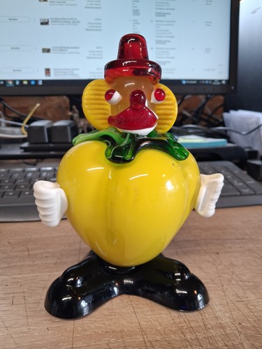 Clown verre murano - en,