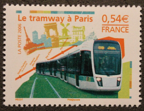 Timbre france le - -, tramway