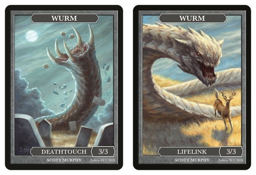 Wurm tokens lifelink - wurm,