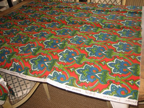 Coupon tissu ancien - 2,