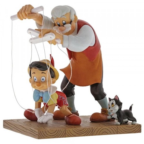 Little wooden head - wooden, (pinocchio
