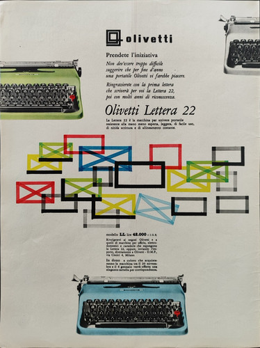 Olivetti lettera publicité - lettera,