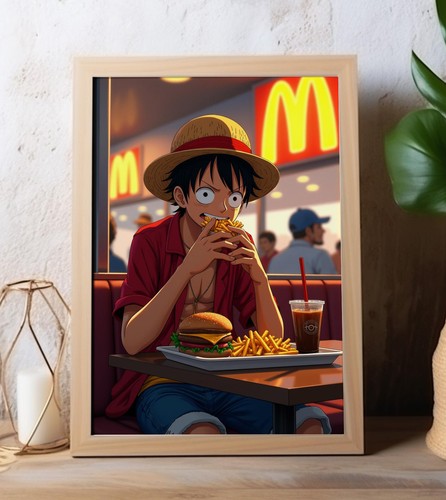 Affiche poster luffy - /,