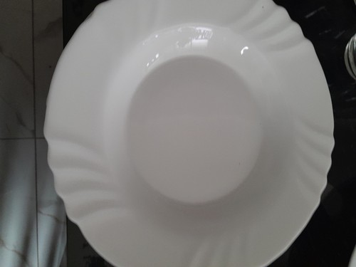 Assiette blanche creuses - blanche,
