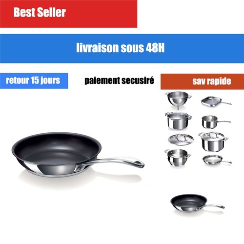 Poêle frire beka inox - poêle, à