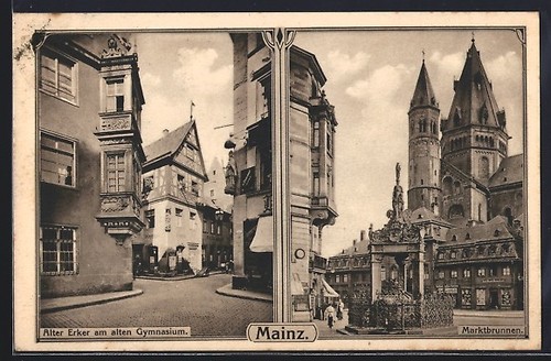 Carte postale mayence - postale,