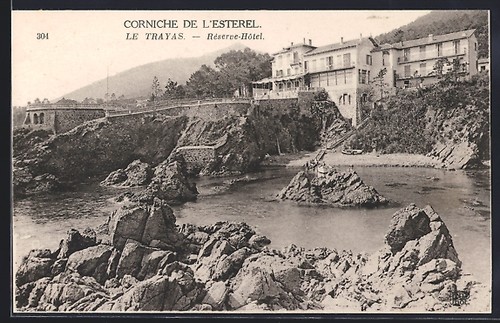Cpa trayas corniche de - corniche,