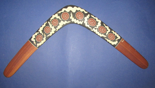 Boomerang aborigène bois - en,