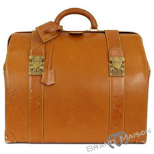 Louis Vuitton Sac de Voyage M80110 Nomade Leather Boston Bag Brown Auth Japan