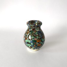 Vase de Jean Gerbino à Vallauris en faïence émaillée en mosaïque, Années 50