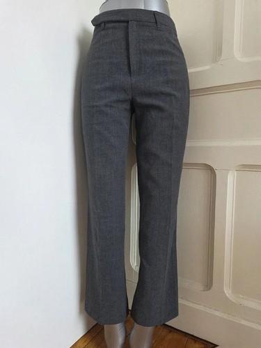 Pantalon tailleur zara gris - tailleur,
