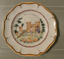 assiettes anciennes, lot de 4