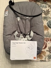 Stokke Tripp Trapp Newborn Set - Gray Up to 20lbs Chair into Infant Seat