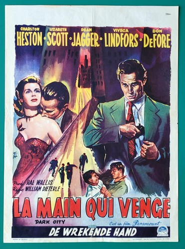 Affiche belge policier dark - belge,