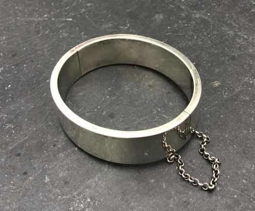 Bracelet jonc rigide argent - rigide,