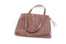 1 X Ancienne Sac À Main Femme Vintage Sac À Main En Cuir