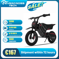 Kids 12"" Electric Motorcycle, 150W, Speed 8-16km/h, Range 10km, Mo