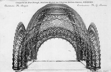 *36933 cpa 49 Eglise N.D d'Angers - Coupole en fer forgé ...