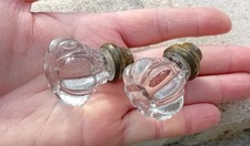 lot of 2 antique glass