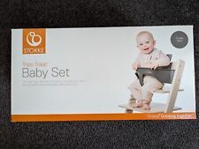 Stokke Tripp Trapp Baby Set (original) | Storm Grey | NEW (open box)