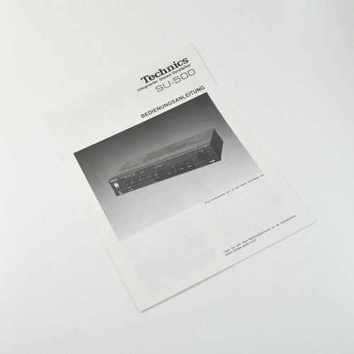 Technics 500 - technics, su-500