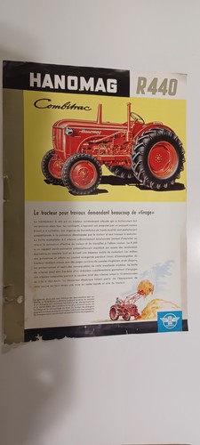 Publicité papier tracteur - publicité,