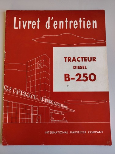 Livret entretien d - entretien, d'