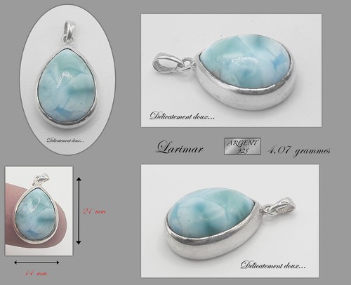 Joli pendentif argent 925 - joli, en