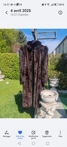 Manteau vison renard - de, et