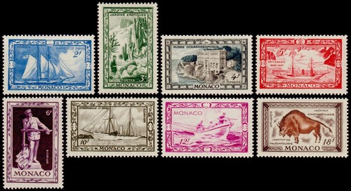 Timbre monaco 324 331 - n°324, à