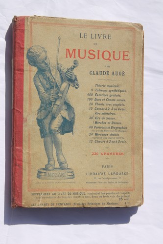 Livre musique claude - le,