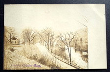 souvenir, Chester MASS now Route 20, Westfield River real photo Hampden County