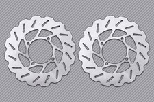 Disques Avant Wave Fixe SHURIKEN Quad 227mm POLARIS MAGNUM 425 4X4 1995-1998