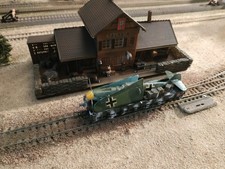 PIKO, WWII MILITARY WAGON WITH AN GERMAN AIRPLANE LOADED, SCALE H0/HO