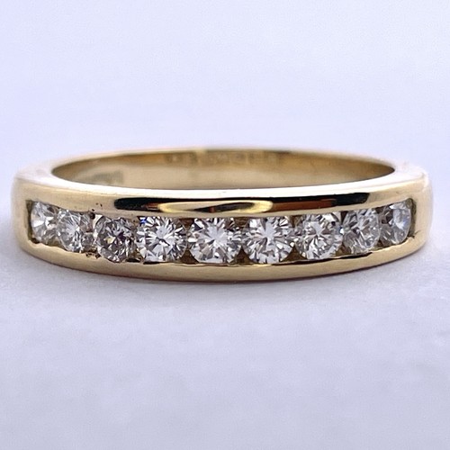 Bague jonc éternité sertie - bague,