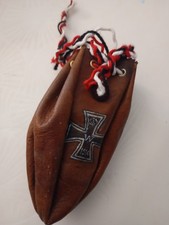 WW1 Allemagne Sac/ Blague A Tabac Croix De Fer 