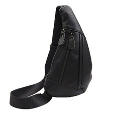 Sac Poitrine Homme Sacoche Cuir Sling Bag Sacoche Ventrale Homme Bandouliere ...