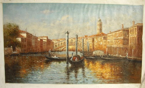 Peinture hst vue venis - peinture,