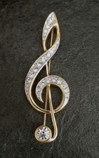 Broche Clé de Sol Avec
