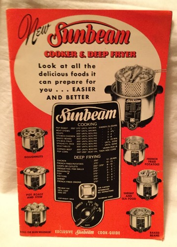 Sunbeam cooker deep fryer - deep,