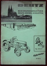 Deutz Tractor D50 S Owners