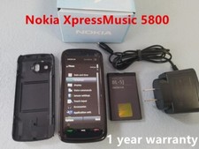 Nokia 5800 Xpress Music 3G Unlocked Wifi Mobile classic Phone 1 Year WARRANTY