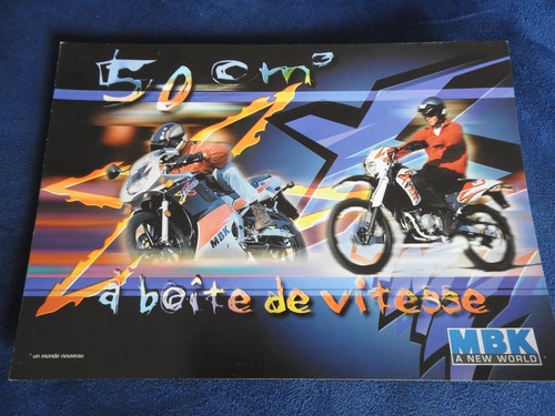 Catalogue depliant mbk 50cc - 50cc, a