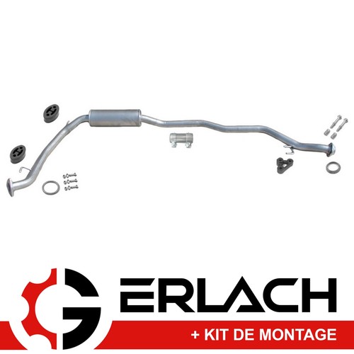 Silencieux intermediaire pour