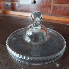 Couvercle ancien cristal bocal