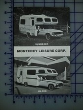 Dépliant brochure camping-car